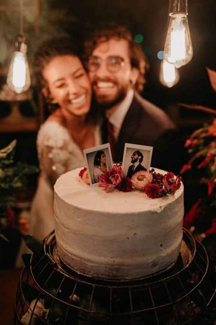 Fotos de los novios como cake topper - 2