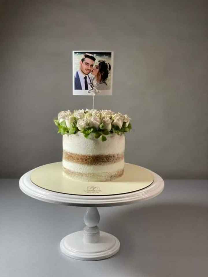 Fotos de los novios como cake topper - 4