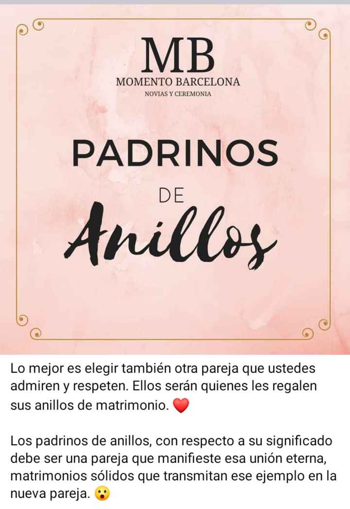Padrinos de la boda religiosa - 3