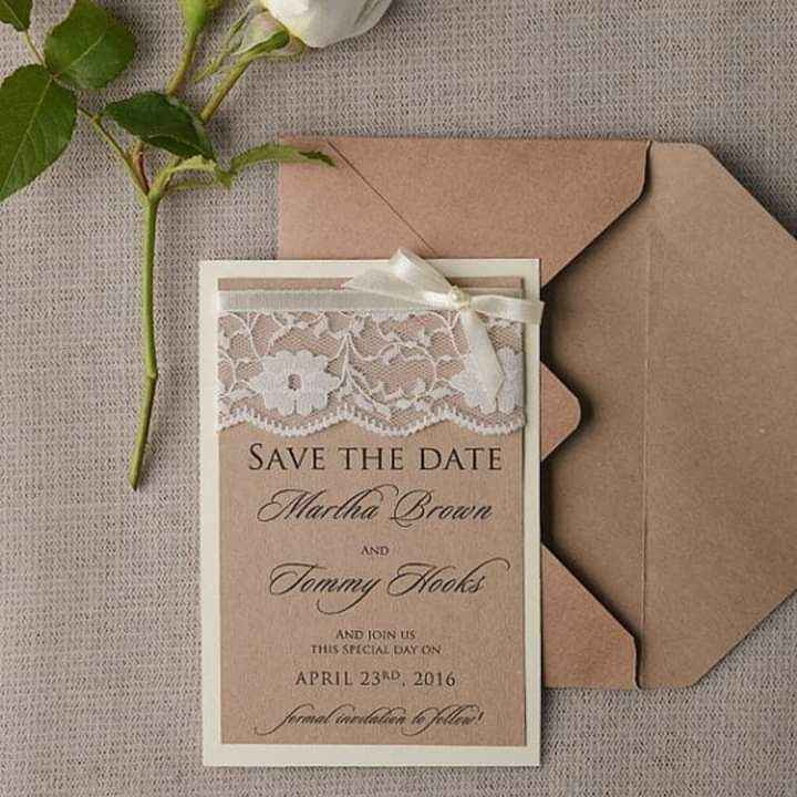 Boda vintage: invitaciones - 9