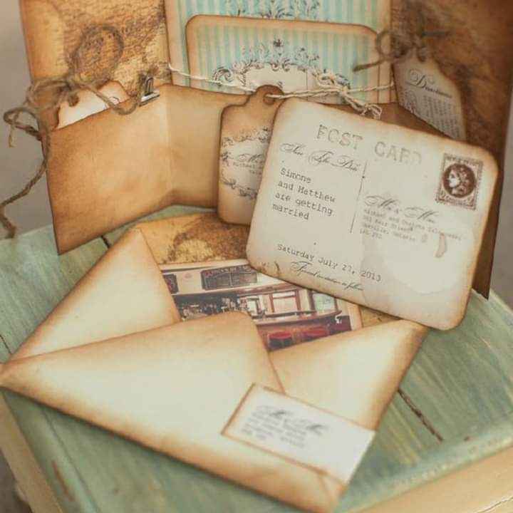 Boda vintage: invitaciones - 10