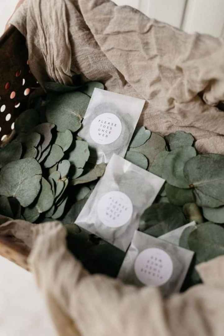 Sobres individuales con pétalos,hojas o flores secas - 1