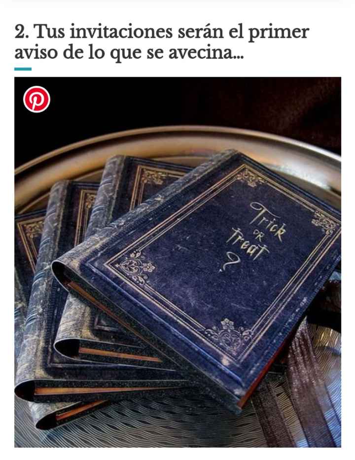 Las bodas con temática Halloween tienen su encanto 🎃👻🕷️👀 - 2
