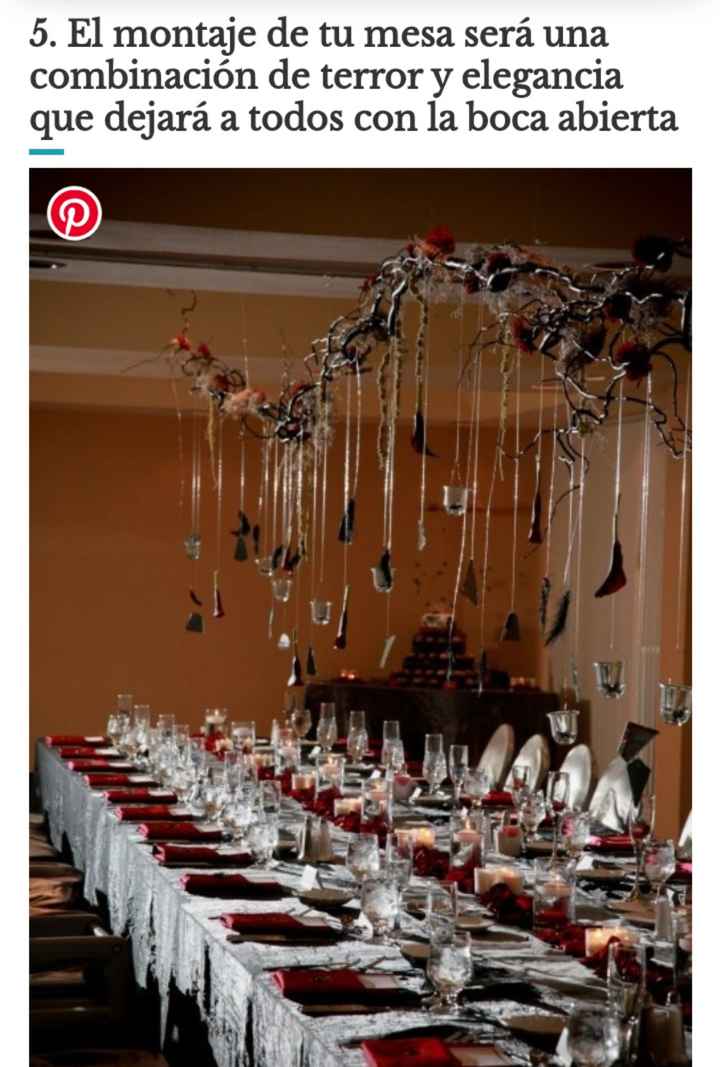 Las bodas con temática Halloween tienen su encanto 🎃👻🕷️👀 - 6