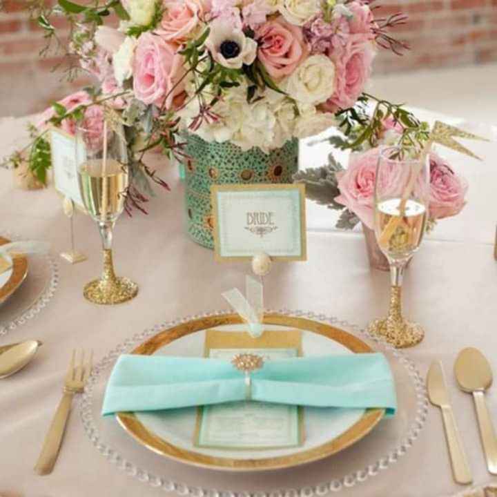 Boda en playa:color menta - 8