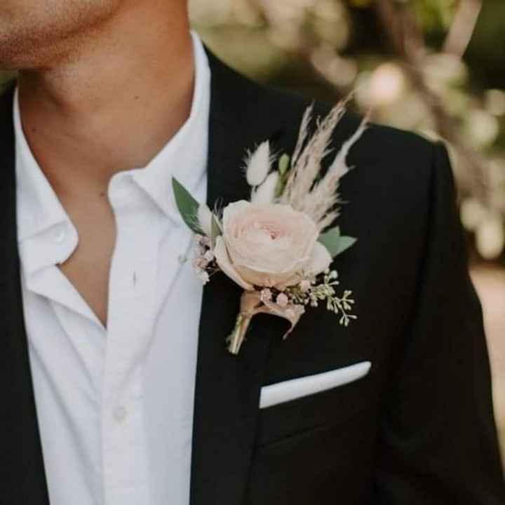 Otoño: boutonniere con estilo bohemio - 2