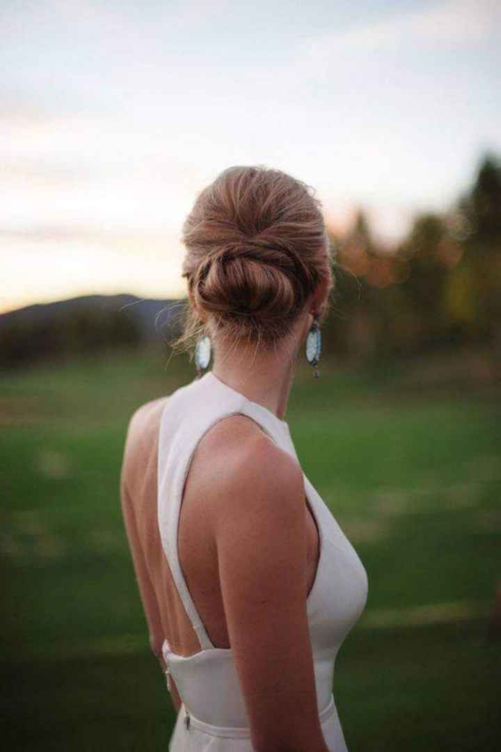 Peinados low bun - 7