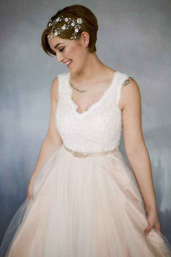 Novias con cabello corto - 4