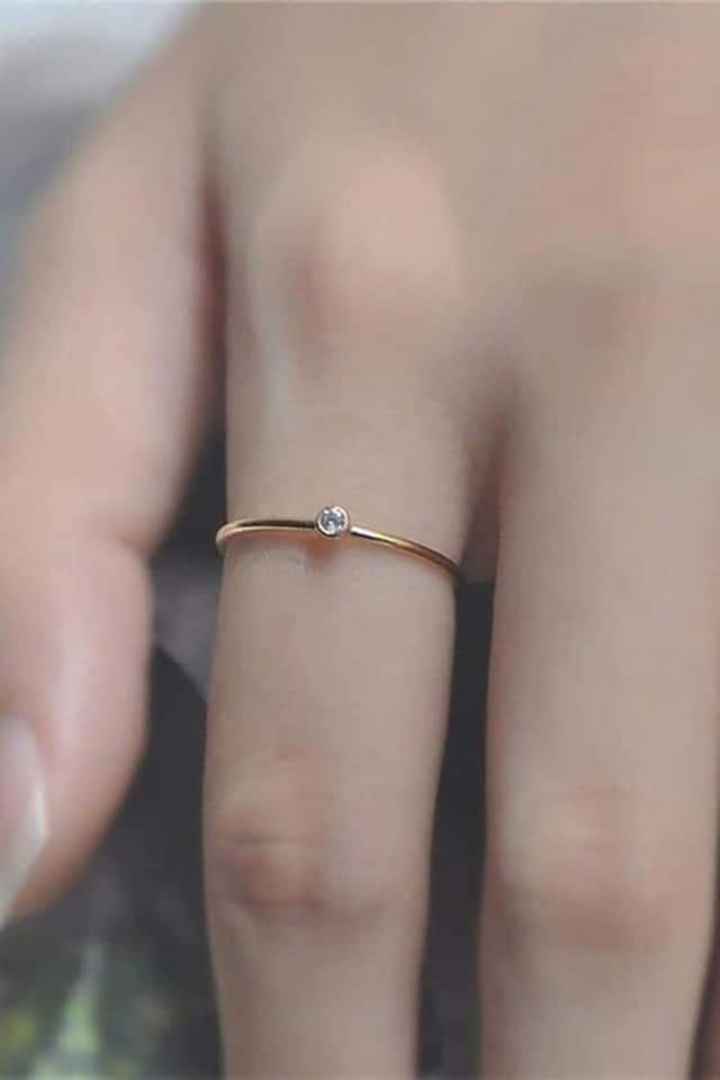 Anillos de compromiso con un estilo sencillo 💍 - 3