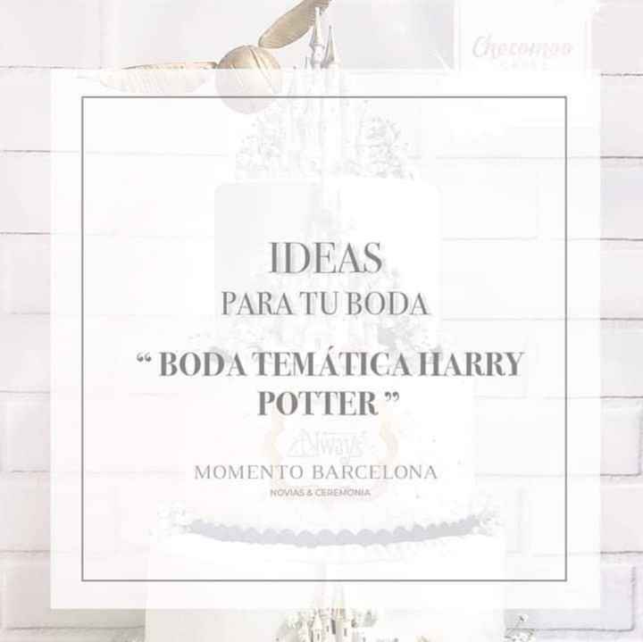 Invierno:boda temática Harry Potter - 1