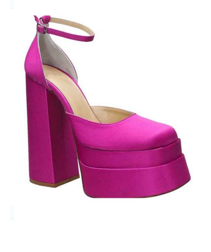 Zapatos en color Viva Magenta - 5