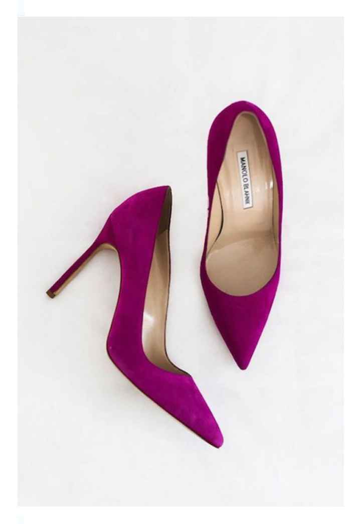 Zapatos en color Viva Magenta - 7