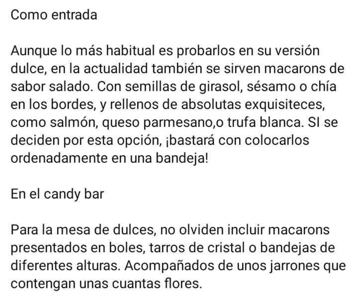 Macarrones en tu boda - 1