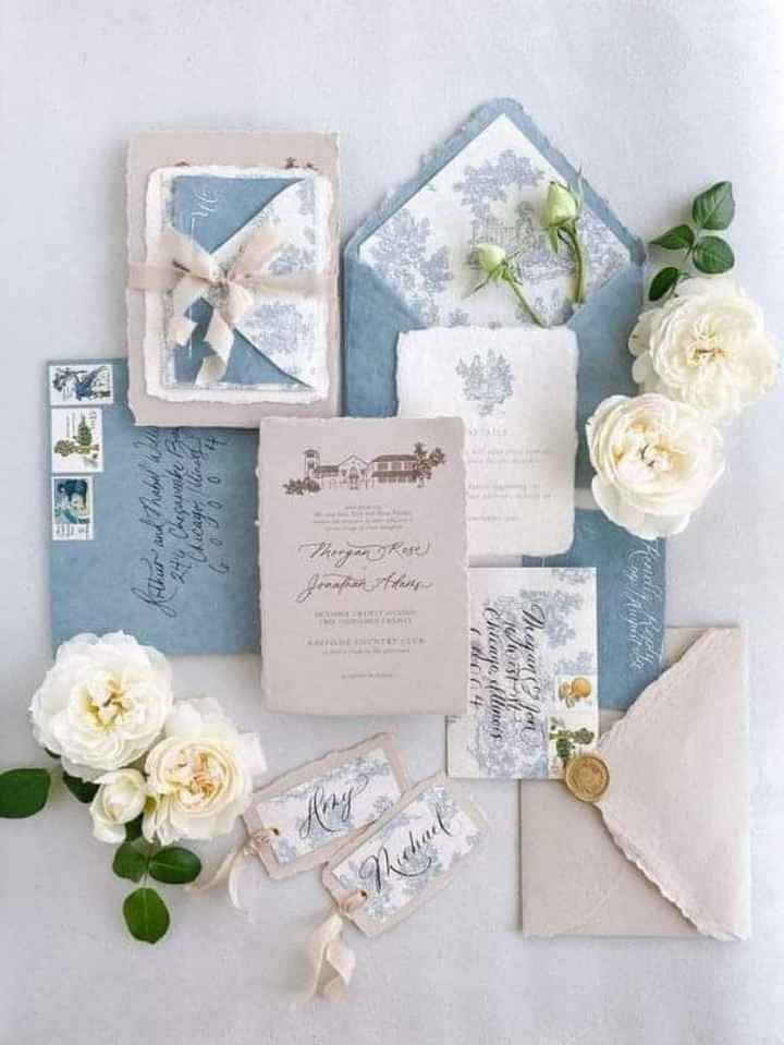 Invitaciones:sobres con interiores decorados - 2