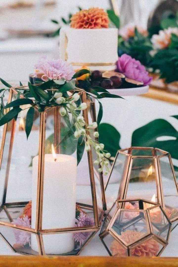 En tu boda: decoraciones geométricas - 2