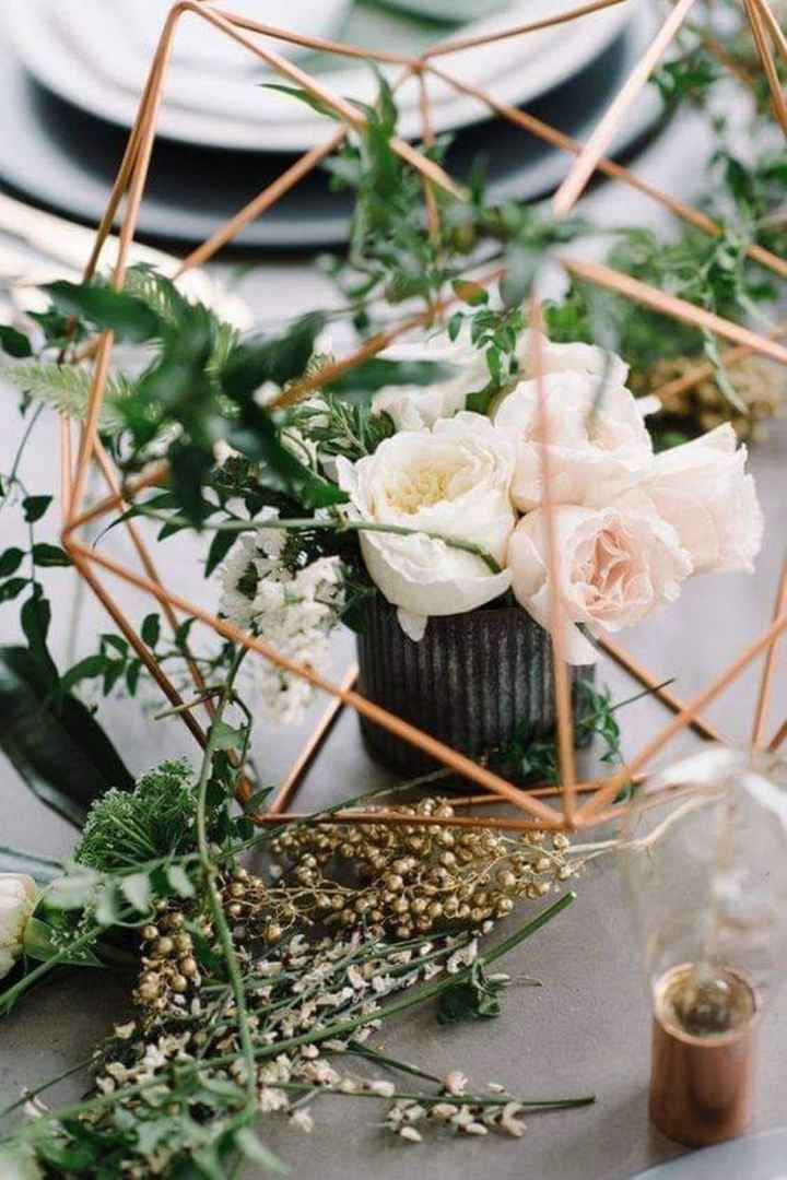 En tu boda: decoraciones geométricas - 4