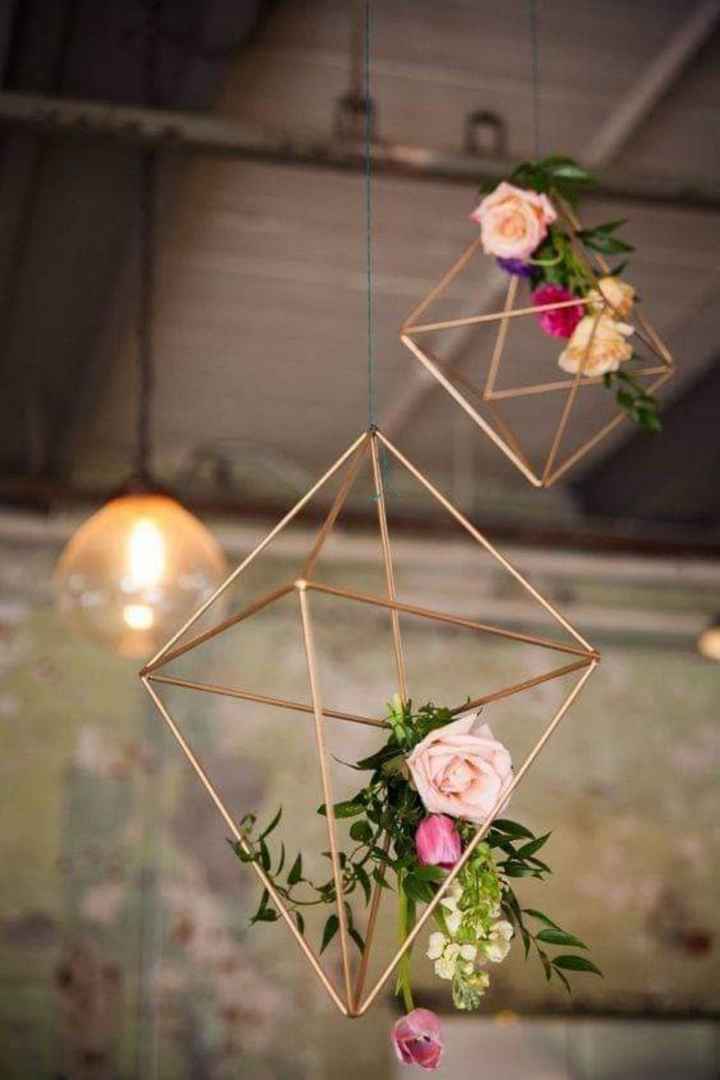 En tu boda: decoraciones geométricas - 6