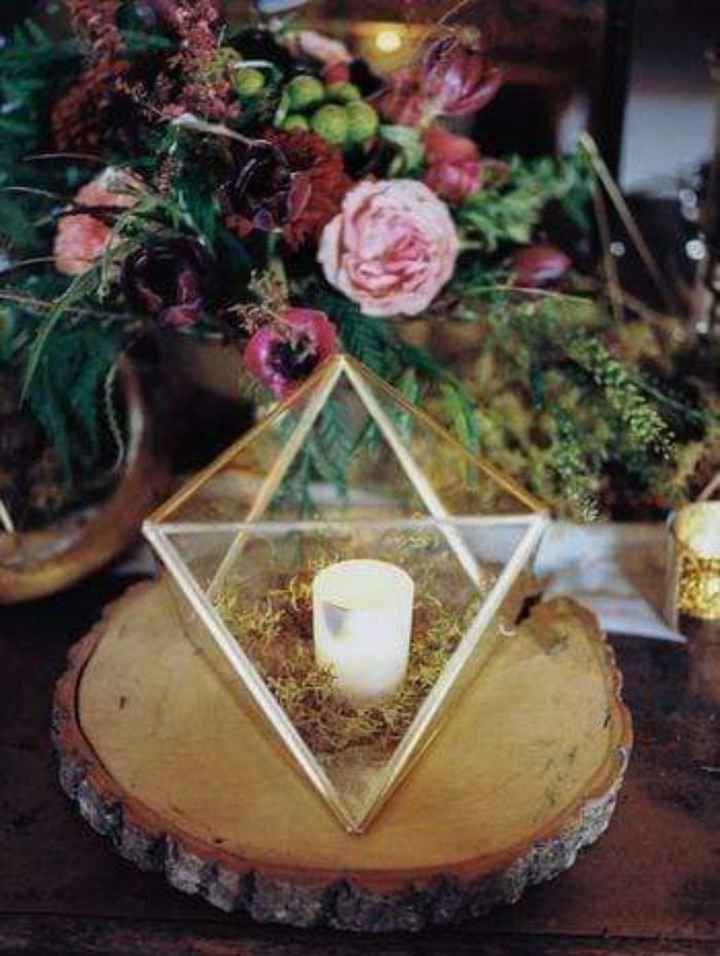 En tu boda: decoraciones geométricas - 8