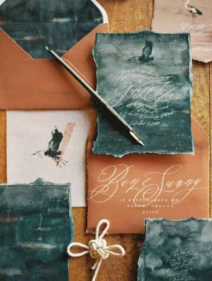 Invitaciones con bordes irregulares - 2