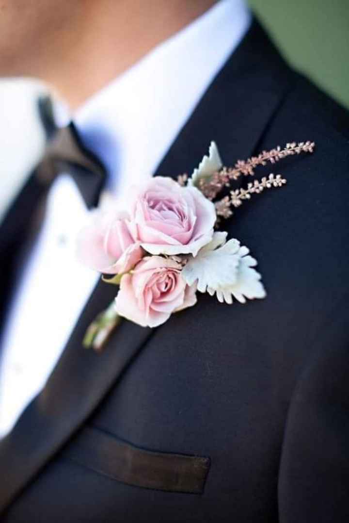 Un boutonniere romántico y moderno - 2