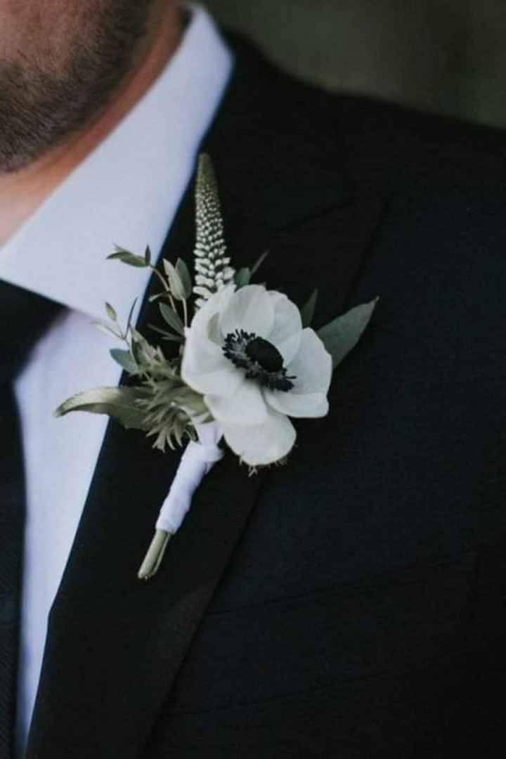 Un boutonniere romántico y moderno - 4