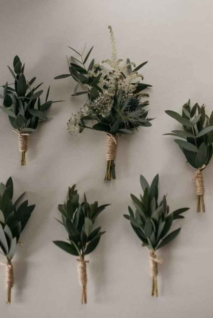 Boutonniere con estilo minimalista - 2