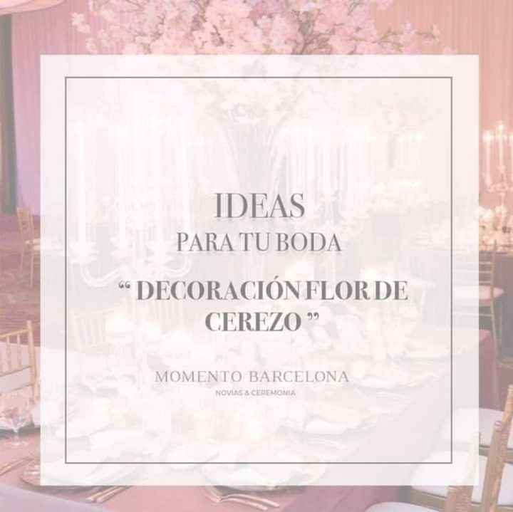 Decoración con flor de cerezo - 1