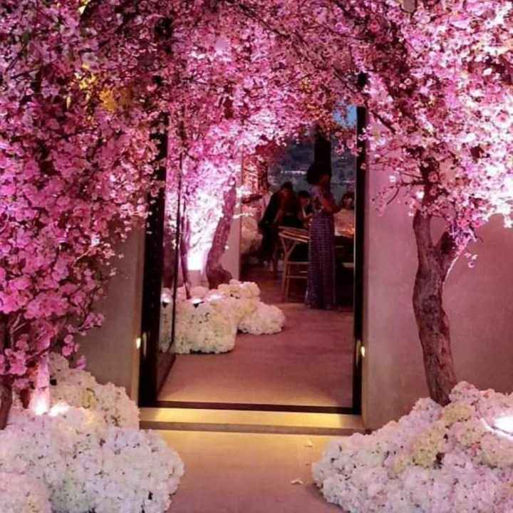 Decoración con flor de cerezo - 2