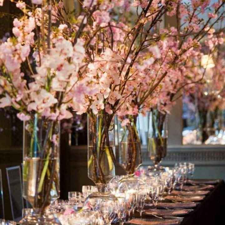 Decoración con flor de cerezo - 9