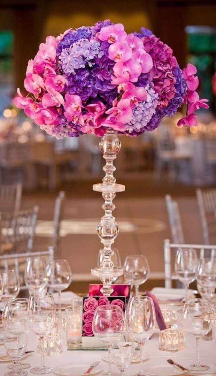 Hermosos centros de mesa con flores - 8