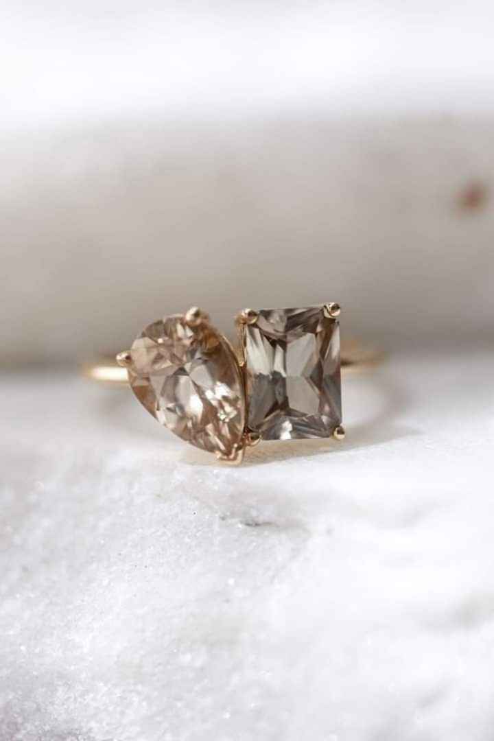 Anillos de compromiso:double stone - 3