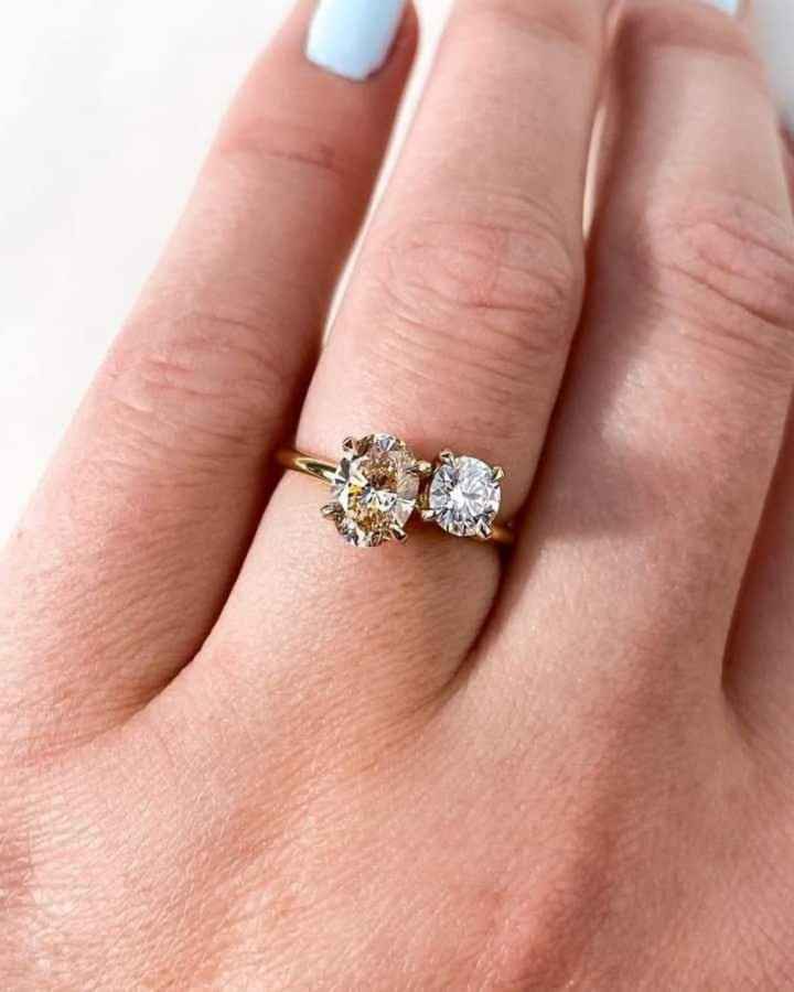 Anillos de compromiso:double stone - 4
