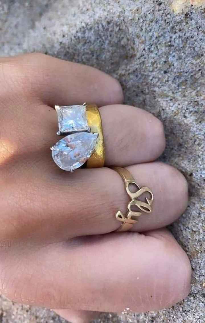 Anillos de compromiso:double stone - 11