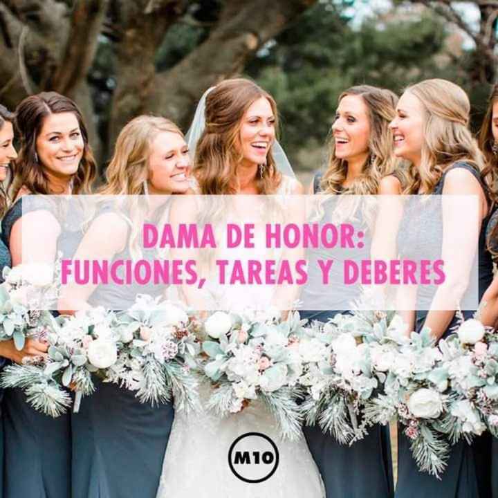 Damas de honor: funciones - 1