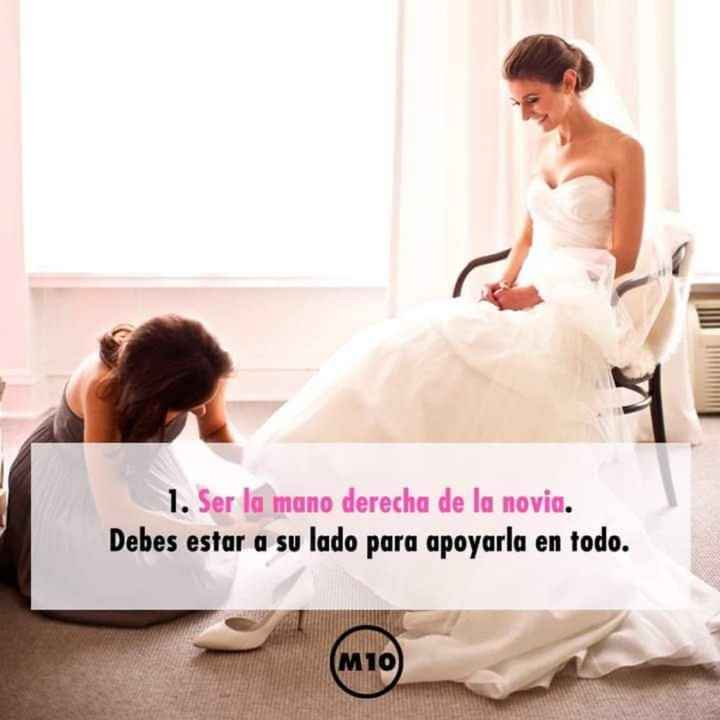 Damas de honor: funciones - 2
