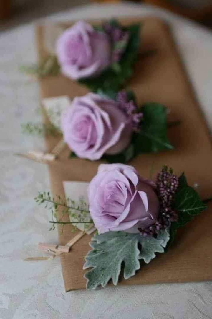 Boutonniere con rosa - 3
