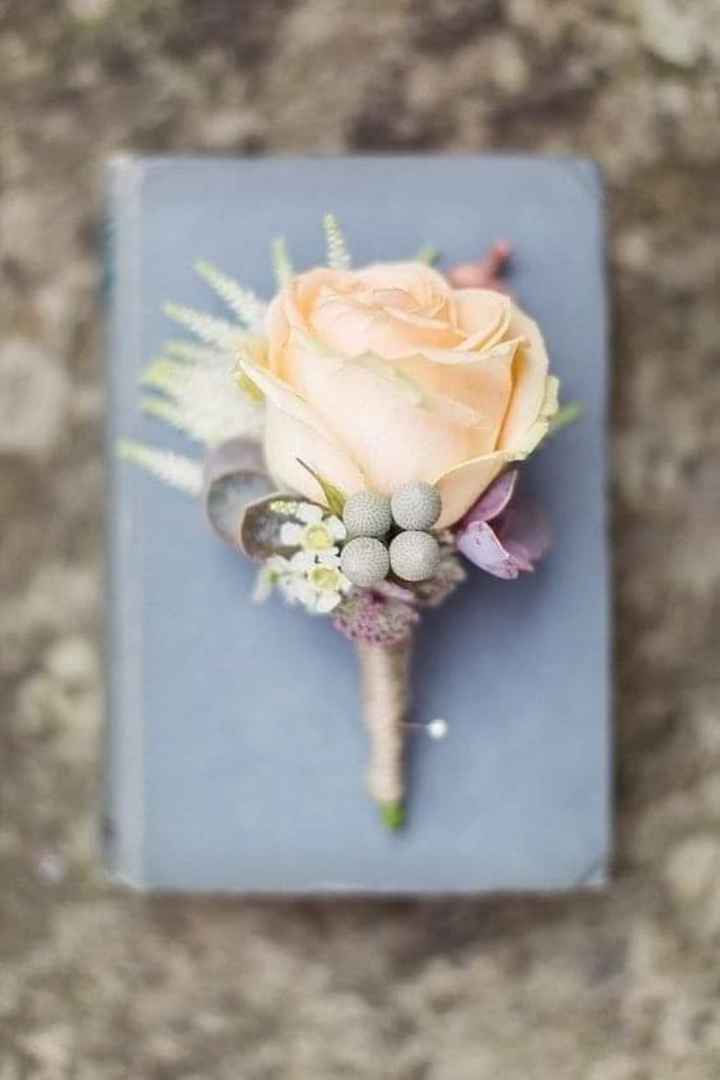 Boutonniere con rosa - 4