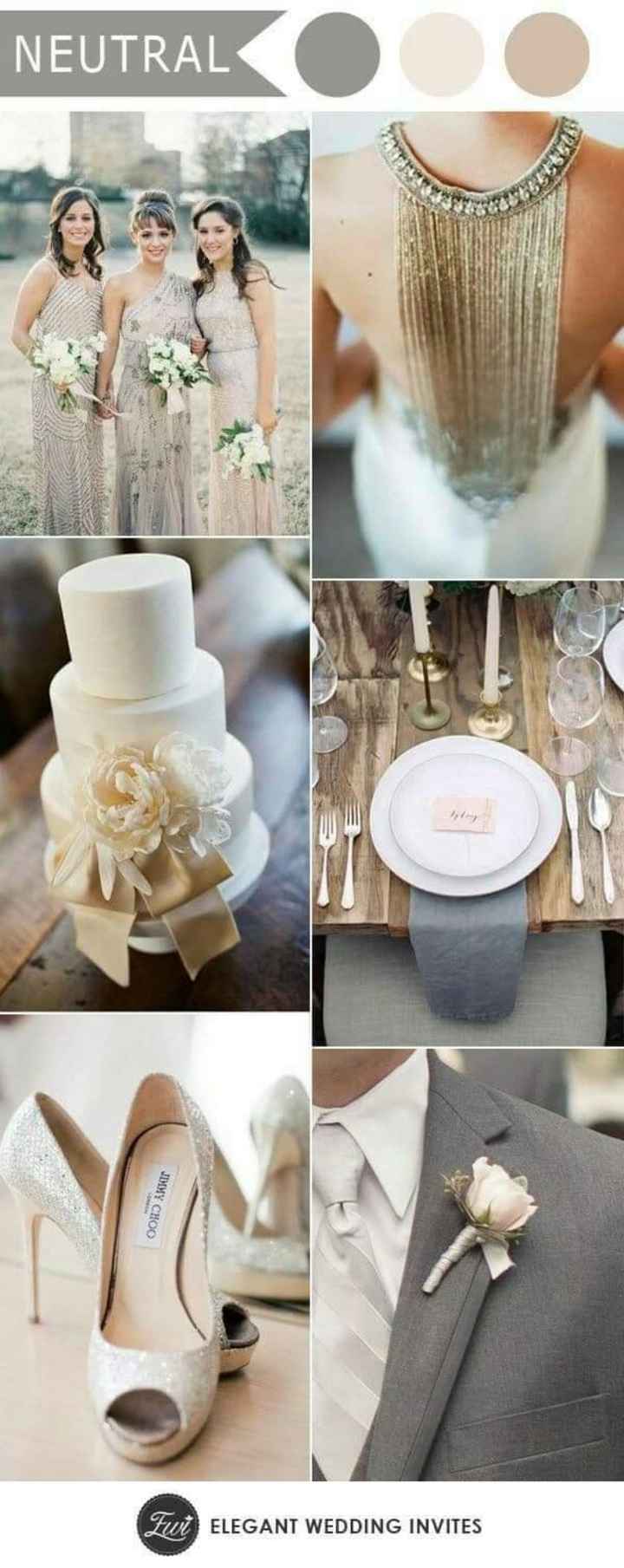 Boda neutral con pocos toques de color - 10