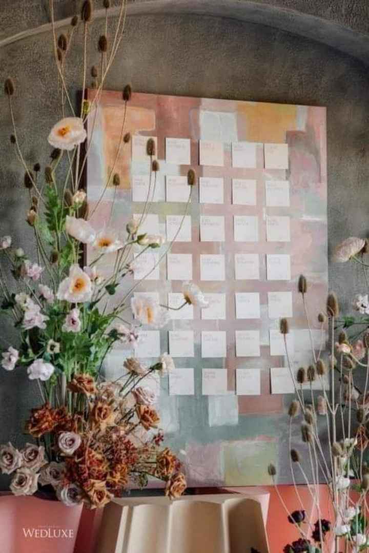 Flores en los displays de acomodo de invitados 🌸🌷🌺🌹 - 1