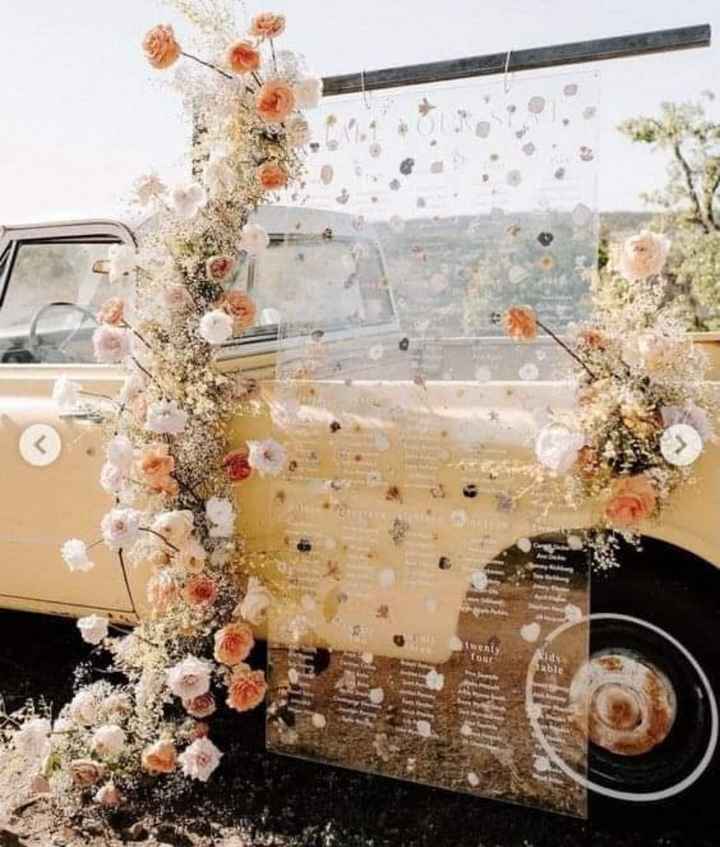 Flores en los displays de acomodo de invitados 🌸🌷🌺🌹 - 4