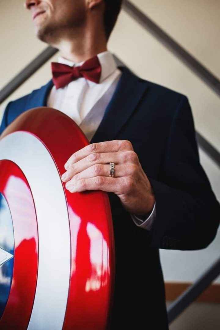 Boda con temática: Capitán América - 4
