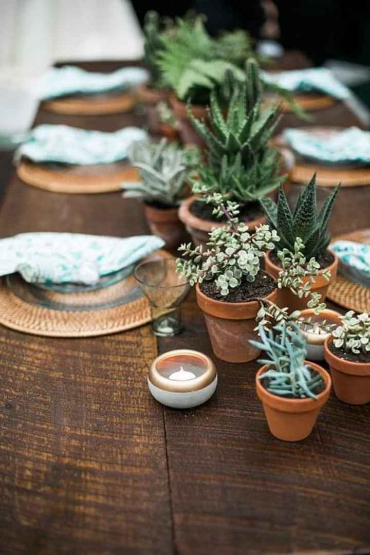 Centros de mesa con estilo rústico - 1