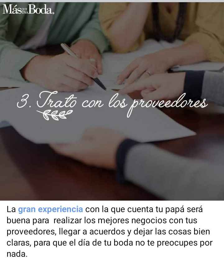 Papá en la planeación de la boda - 4