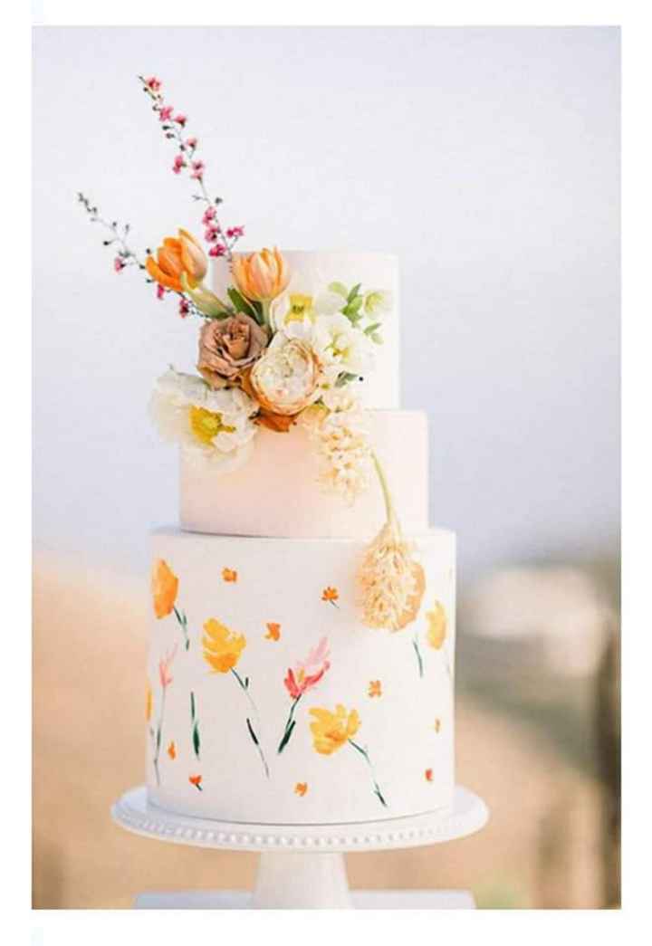 Pasteles con decorados florales 🌸🌺🌹 - 1