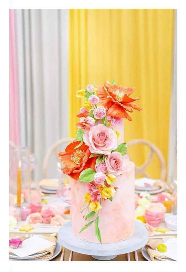 Pasteles con decorados florales 🌸🌺🌹 - 2