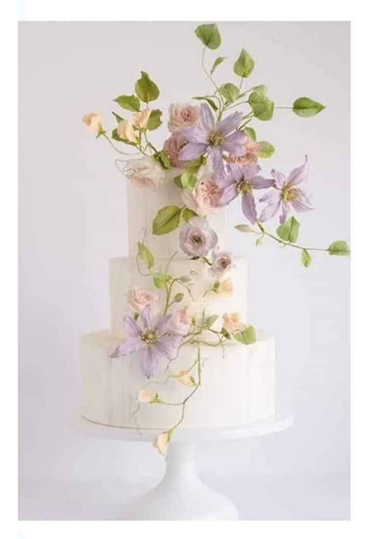 Pasteles con decorados florales 🌸🌺🌹 - 3