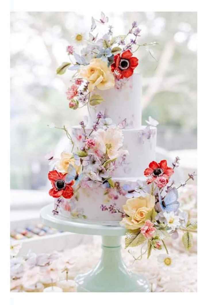 Pasteles con decorados florales 🌸🌺🌹 - 5