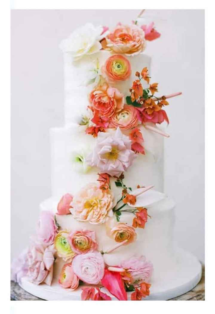 Pasteles con decorados florales 🌸🌺🌹 - 10