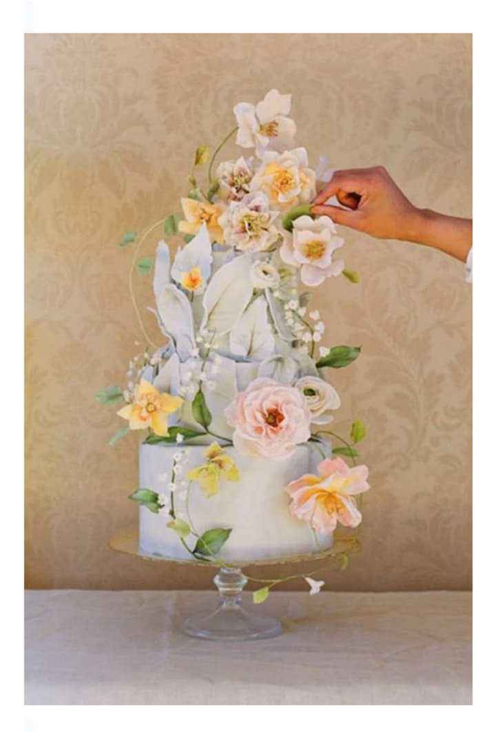 Pasteles con decorados florales 🌸🌺🌹 - 12