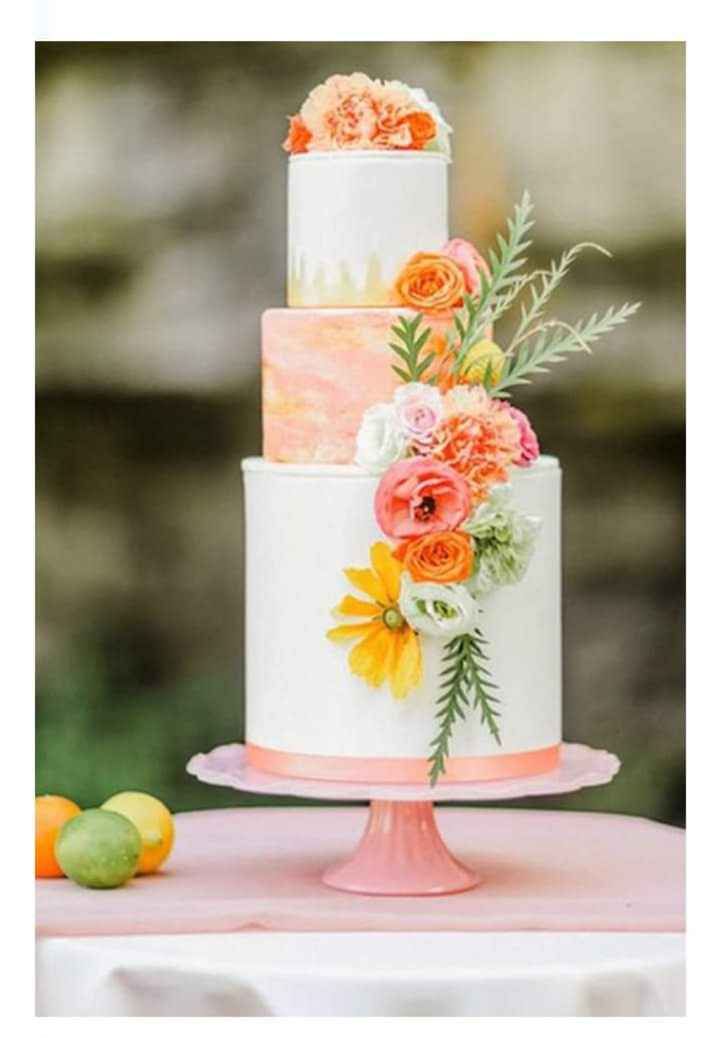 Pasteles con decorados florales 🌸🌺🌹 - 17